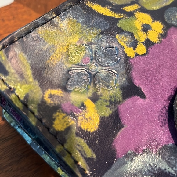 Patricia Nash  satchel  Crossbody bag NWOT Watercolor floral design  Multicolor - Picture 13 of 13